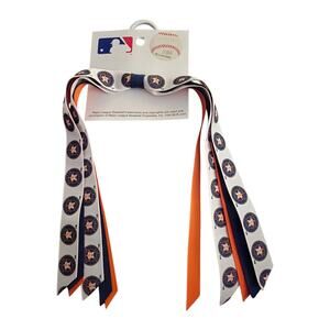 MLB Houston Astros Pony streamer licensed bow Ponytail #41 Baseball Fan